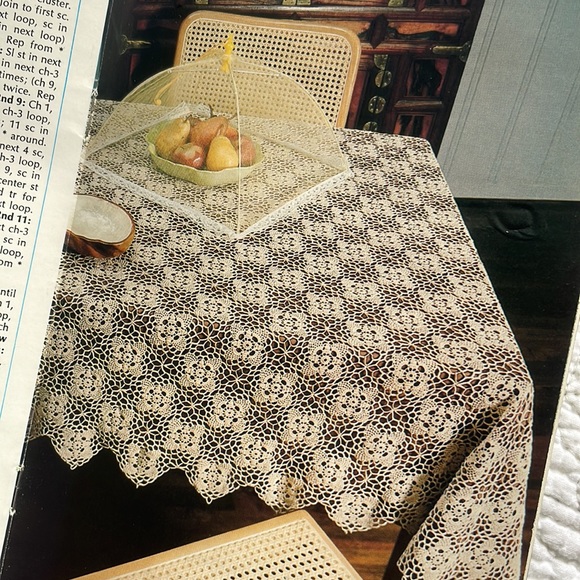 Crocheted Elegance instruction directions booklet # 279 Coats and Clark … - Picture 5 of 8